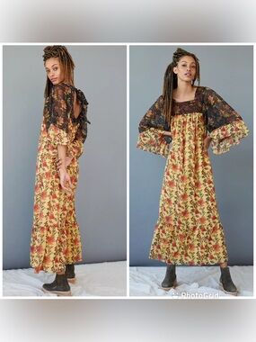 Anthropologie x Let me Be Lilian Maxi Dress